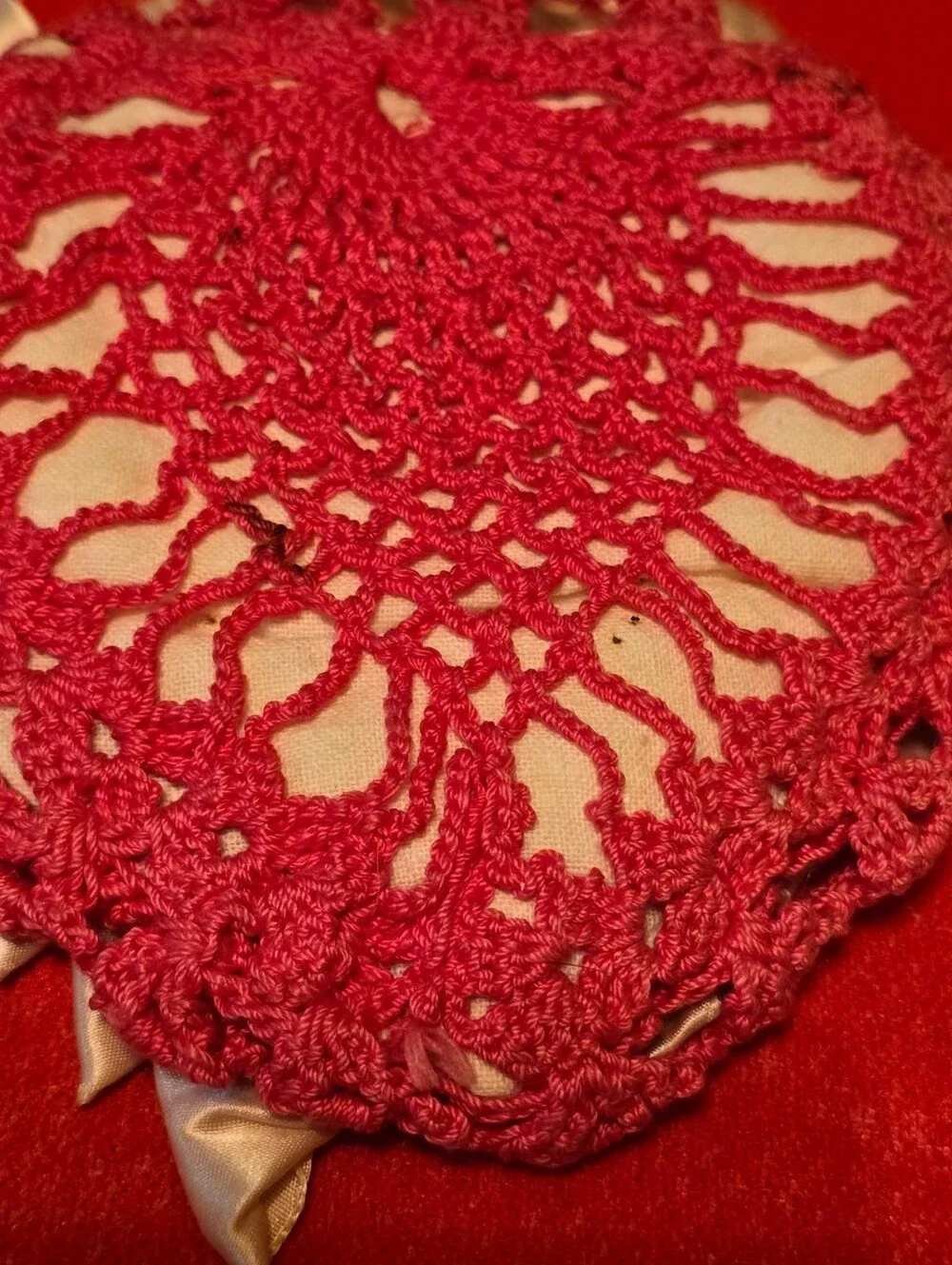 Vintage puffy crochet